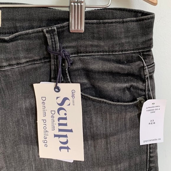 NWT 1969 Gap True Skinny Super High Rise Sculpt jeans 33 / 16 Reg - Picture 11 of 15
